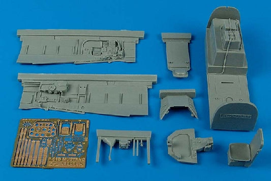 Aires 2091 1/32 North-American P-51D Mustang cockpit set (designed to be used with Trumpeter kits)