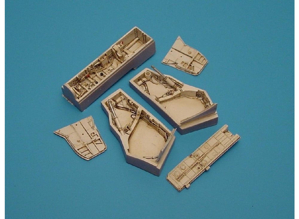 Aires 4123 1/48 McDonnell F-4 Phantom wheel bay (designed to be used with Hasegawa kits) [F-4B/F-4C/F-4D/F-4N/F-4F/F-4G/F-4J/F-4EJ/F-4S]