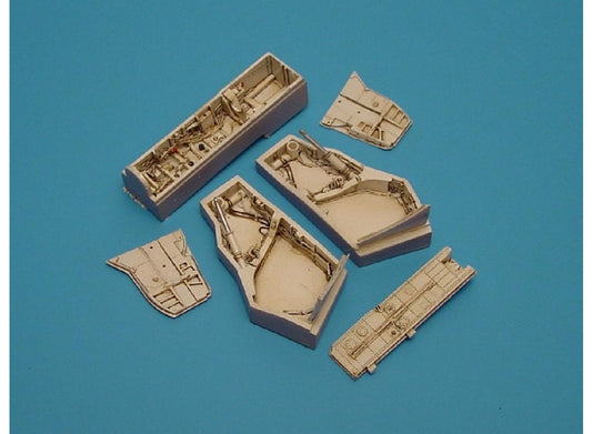 Aires 4123 1/48 McDonnell F-4 Phantom wheel bay (designed to be used with Hasegawa kits) [F-4B/F-4C/F-4D/F-4N/F-4F/F-4G/F-4J/F-4EJ/F-4S]