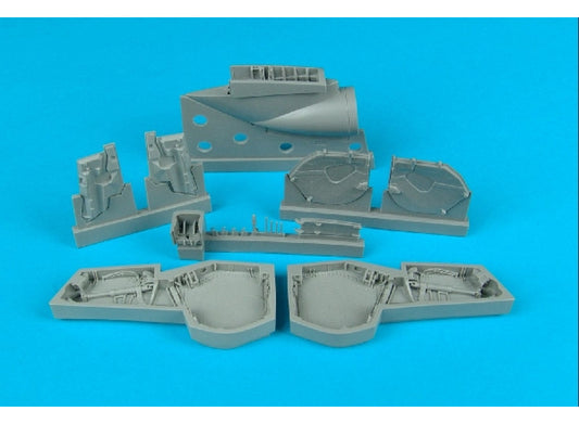 Aires 4319 1/48 BAC/EE Lightning F.2/F.6 wheel bay (designed to be used with Airfix kits)