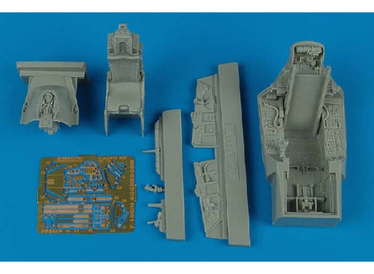 Aires 4449 1/48 Lockheed-Martin F-16C /F-16N Aggressor cockpit set (designed to be used with Tamiya kits)