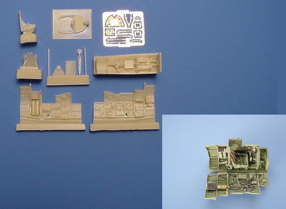 Aires 7078 1/72 Supermarine Spitfire Mk.I cockpit (designed to be used with Tamiya kits)