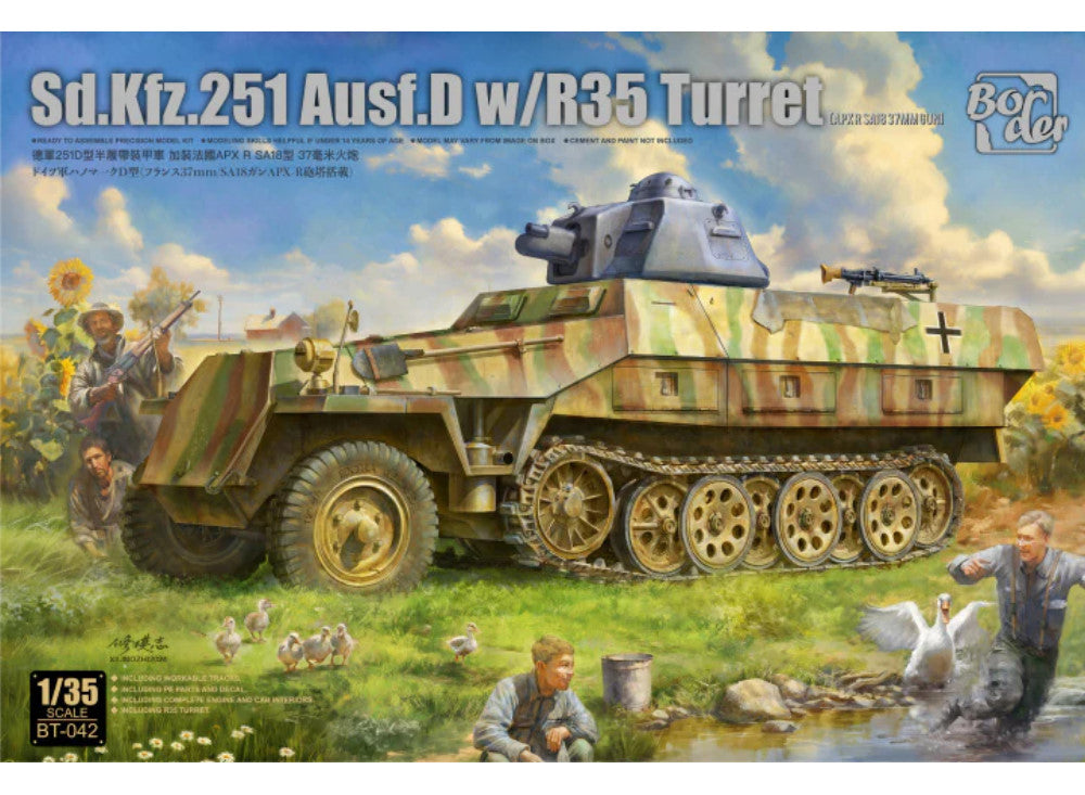 1/35 Border Models - Sd.Kfz.251 Ausf.D w/ R35 Turret