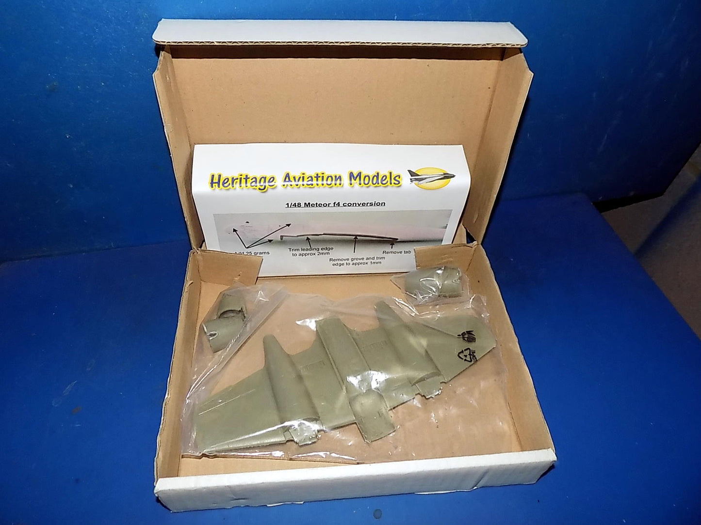 Heritage Aviation 1/48 Meteor F4 Conversion Set for the Tamiya Kit AUC00034