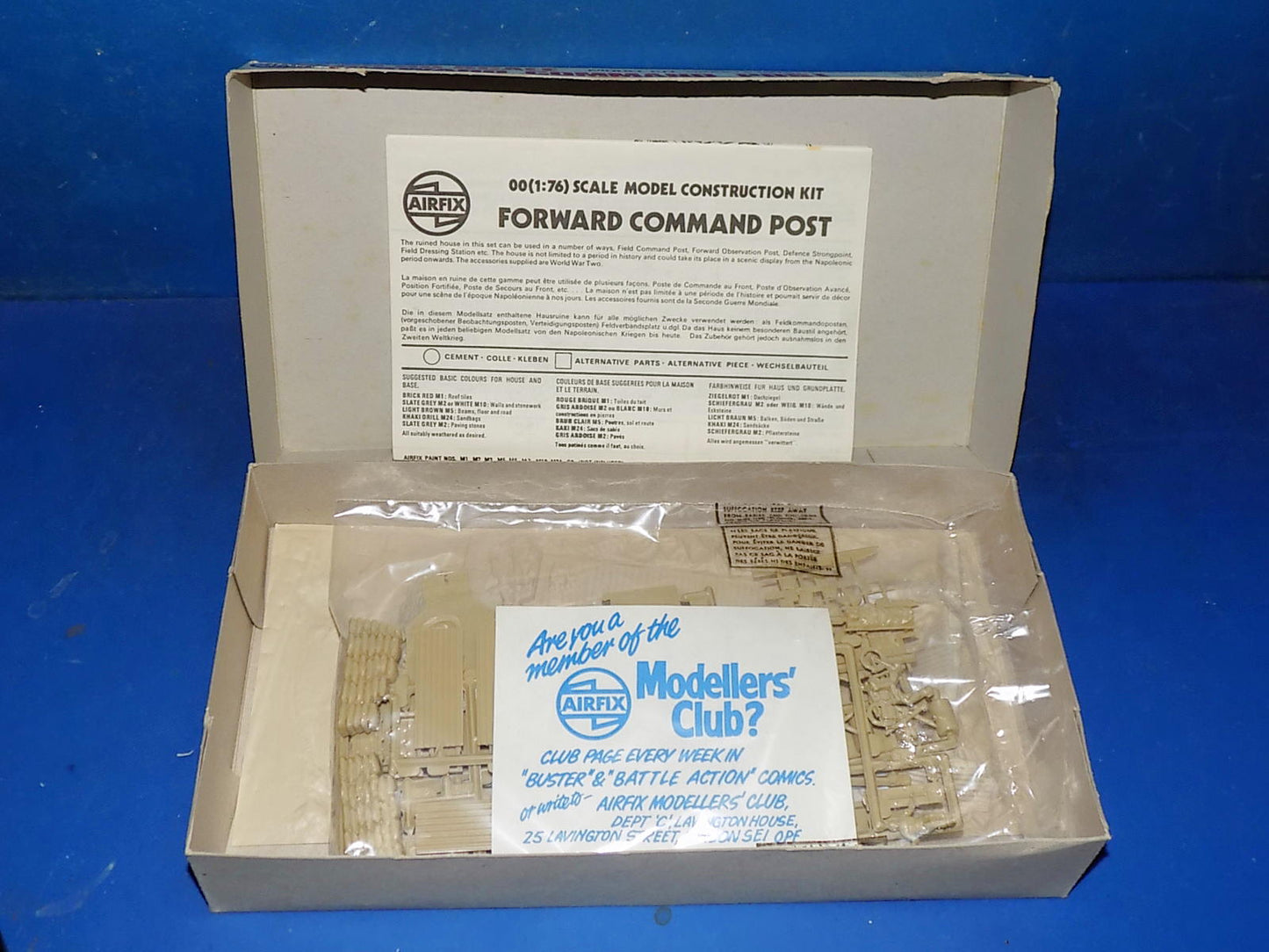 Airfix 1970's 1/76 HO-00 Jungle Outpost & Forward Command Post AUC000555