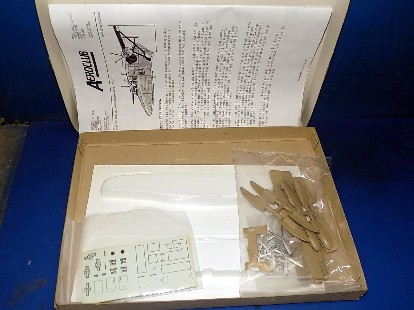 Aeroclub 1/72 Shorts C-23A Sherpa Multimedia Kit AUC00104