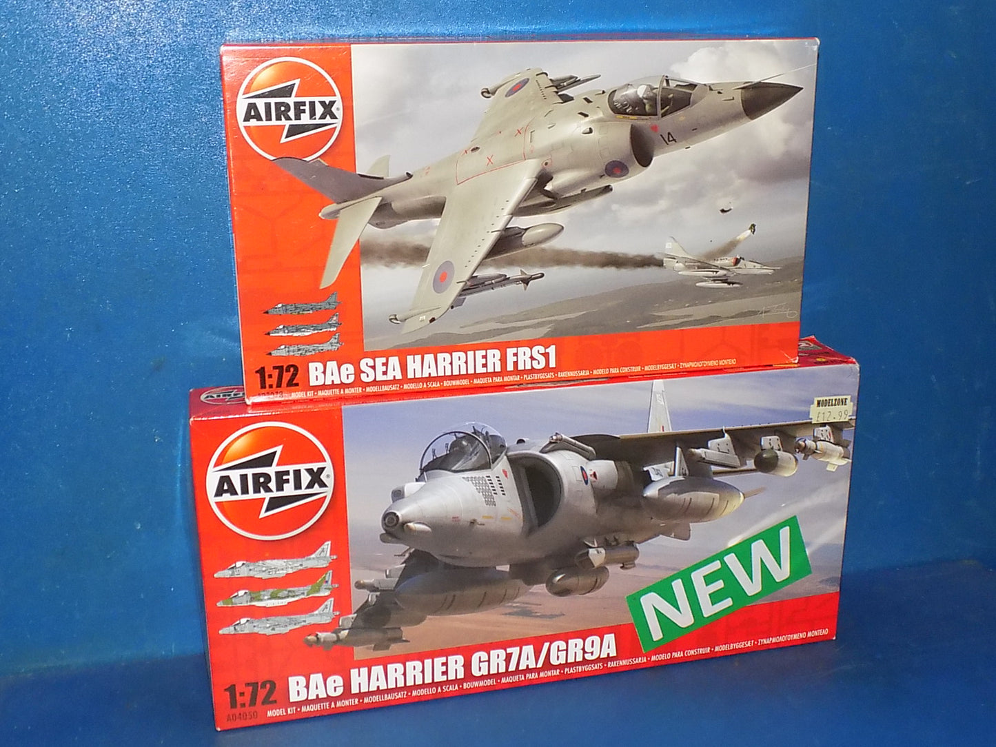 Airfix 1/72 03078 Sea Harrier FRS1 & 04050 Harrier GR7A/GR91A AUC00105