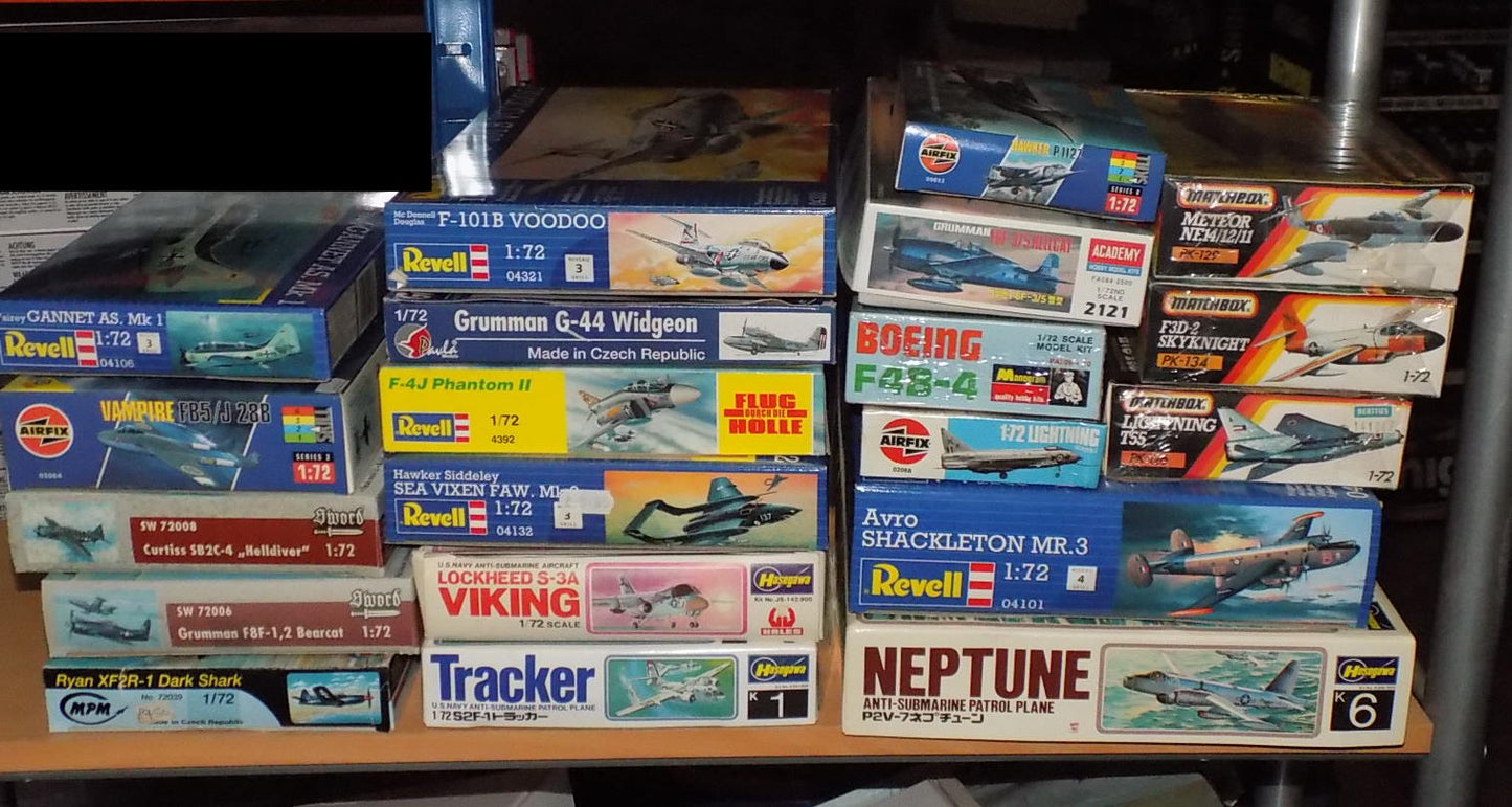 20x Various 1/72 Aircraft Kits - Good Boxes AUC00111