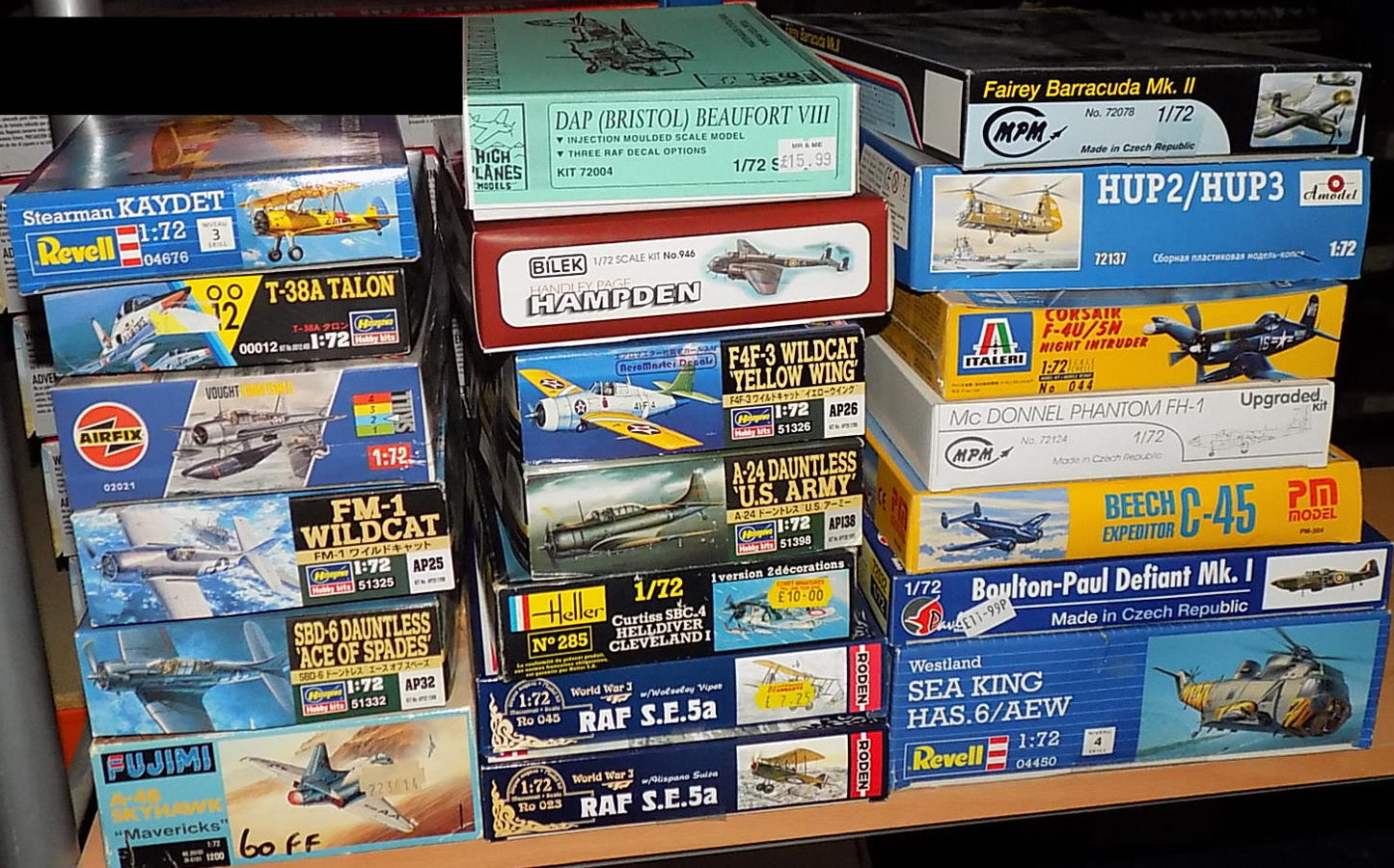20x Various 1/72 Aircraft Kits - Good Boxes AUC00119