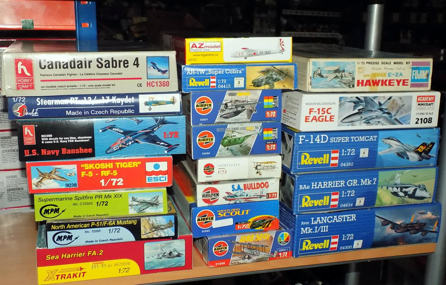 20x Various 1/72 Aircraft Kits - Good Boxes AUC00121