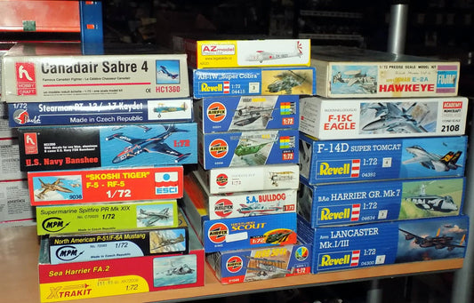 20x Various 1/72 Aircraft Kits - Good Boxes AUC00194