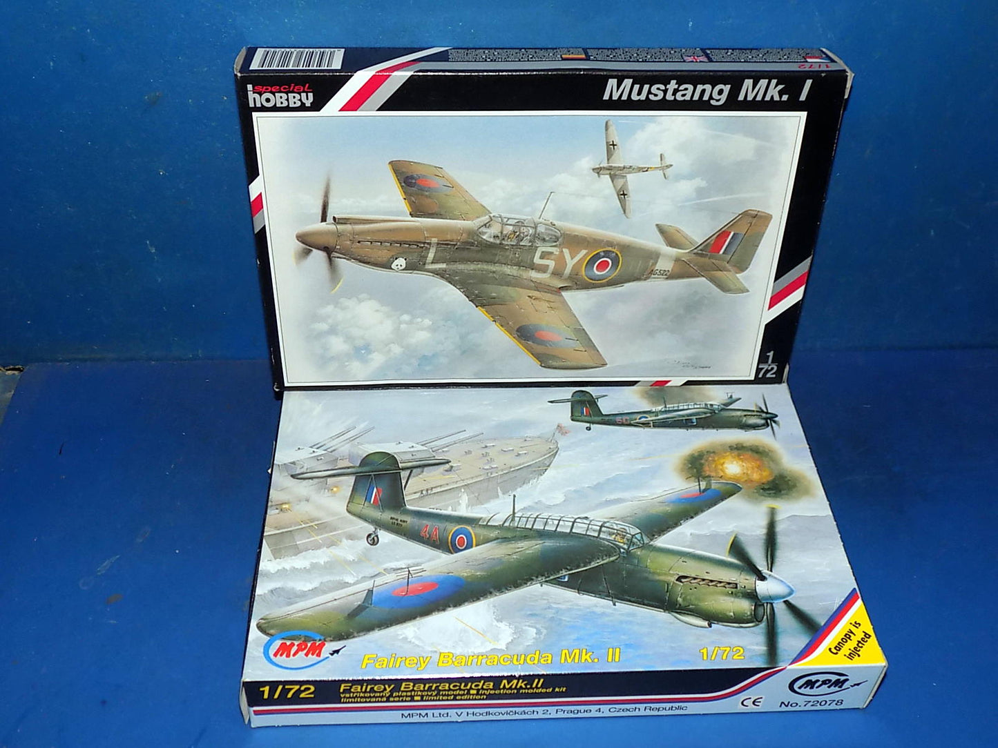 1/72 Special Hobby 72041 Mustang Mk.I & MPM 72078 Barracuda Mk.II AUC00123