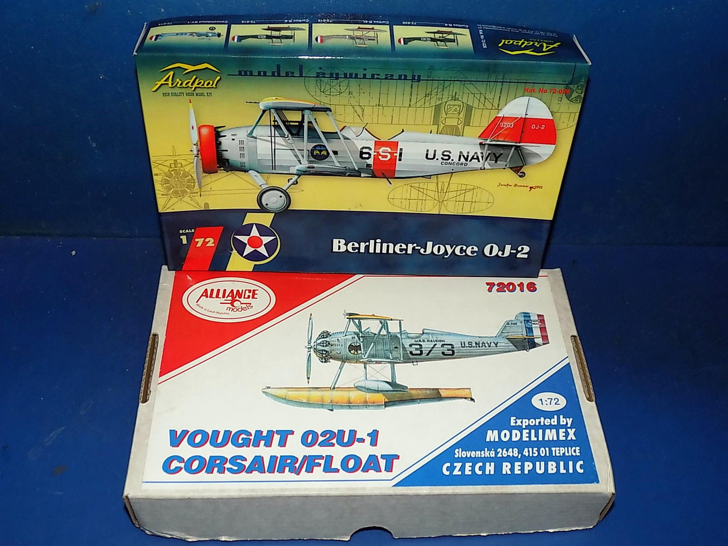 1/72 Alliance 02U-1 Corsair / Float & Ardpol Berliner Joyce OJ-2 AUC00149