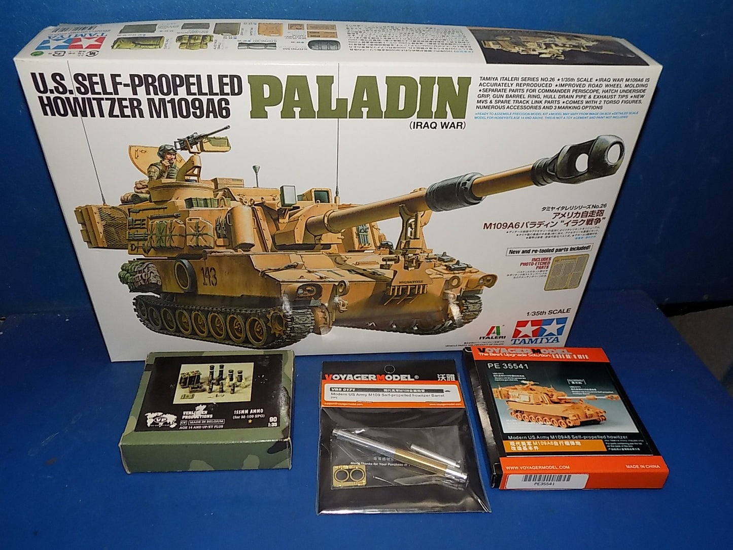 Tamiya 1/35 37026 M109A6 Paladin w.Extras AUC00162
