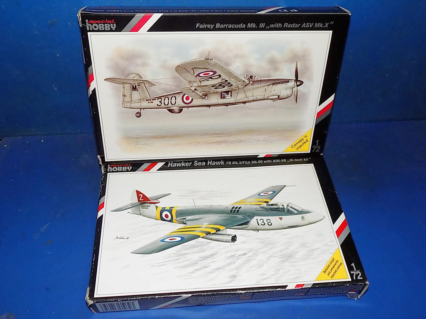 Special Hooby 1/72 72080 Sea Hawk & 72060 Fairey Barracuda Mk.III AUC00168