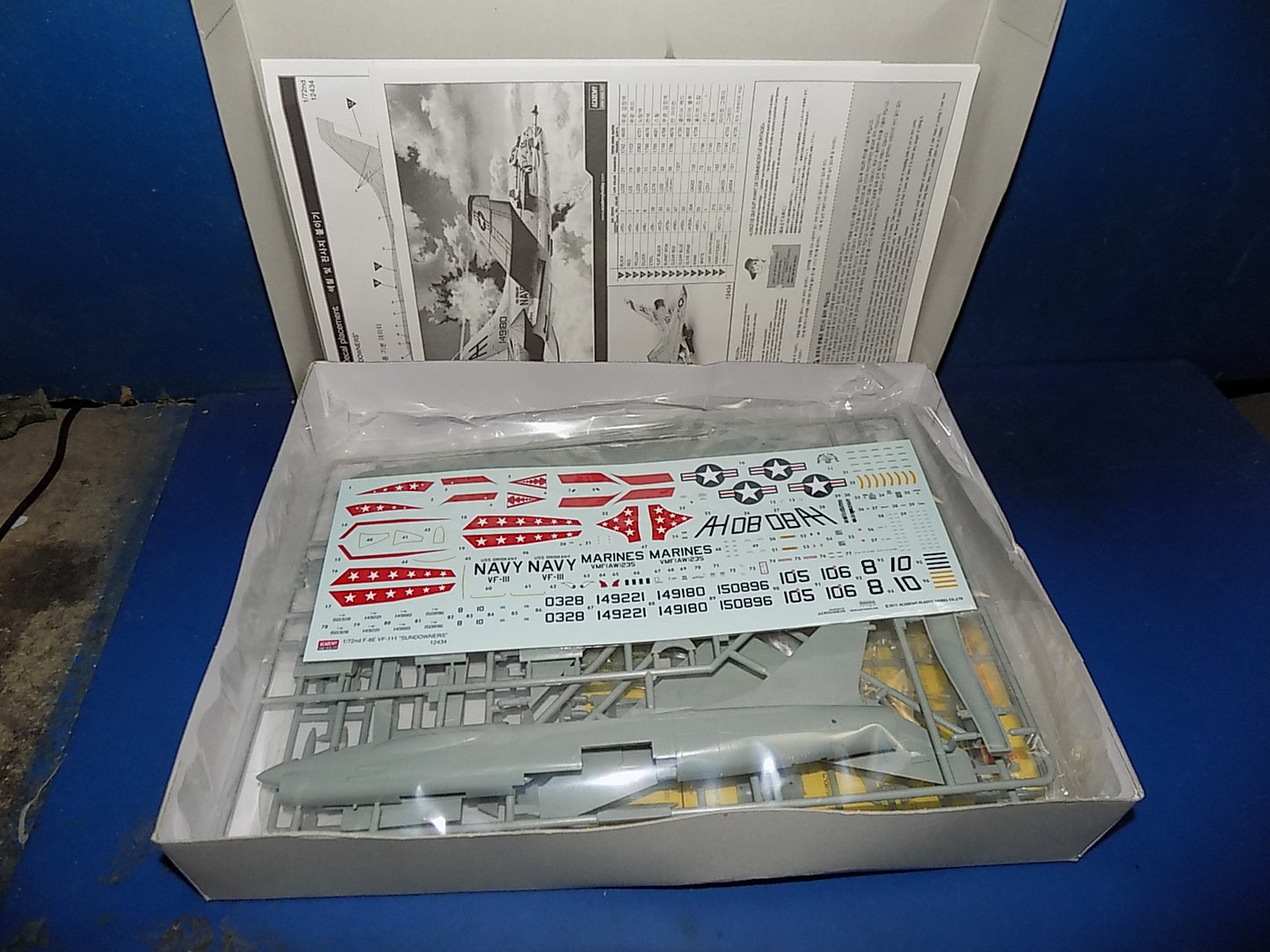 1/72 Academy F-8E Crusader & Fujimi A-4B Skyhawks Mavericks AUC00170