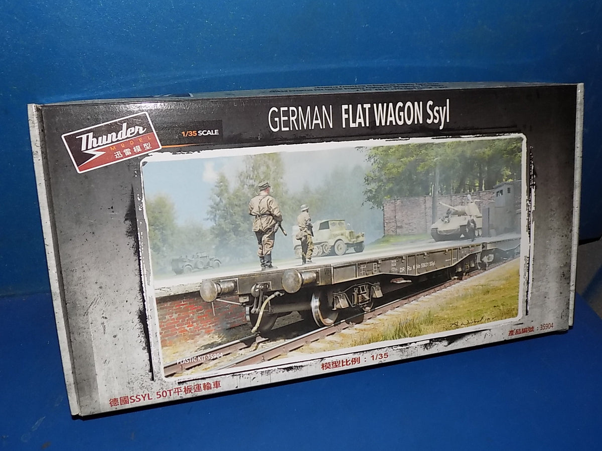 Thunder Model 1/35 35904 German Flat Wagon Ssyl AUC00175