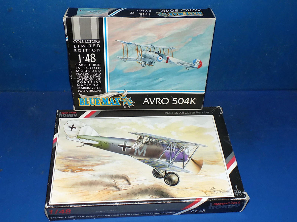 1/48 Blue Max Avro 504K & Special Hobby Pfalz D.XII AUC00180