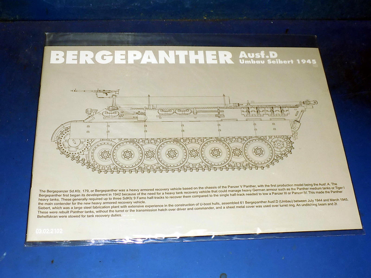 Takom 1/35 2102 Bergepanther Ausf.F w/Interior AUC00189