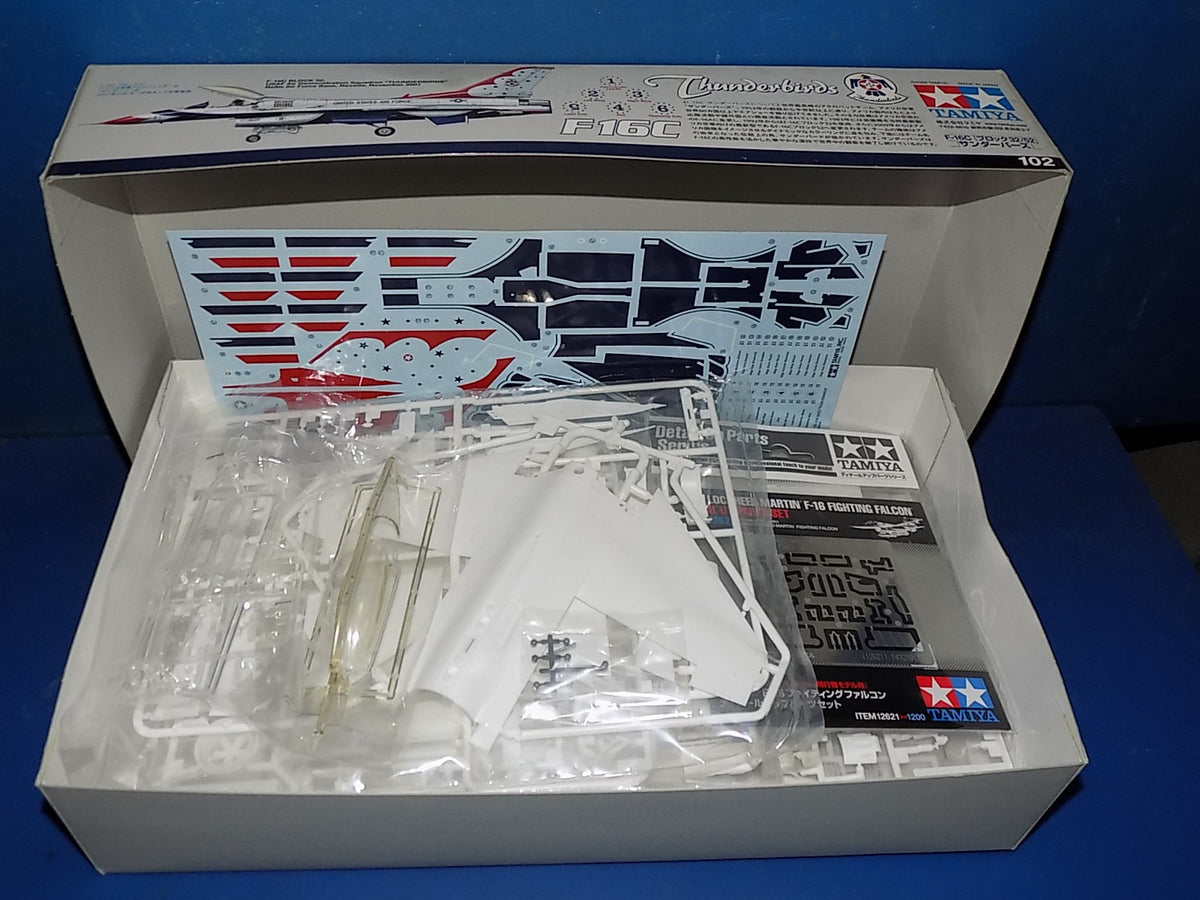 Tamiya 1/48 61102 F-16C Thunderbirds w/Extra NO Instructions AUC00193