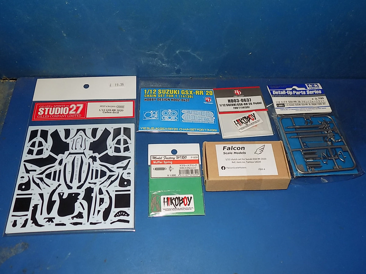 Tamiya 1/12 14139 Suzuki ECSTAR GSX-RR w/Extras (NO Instructions) AUC00203
