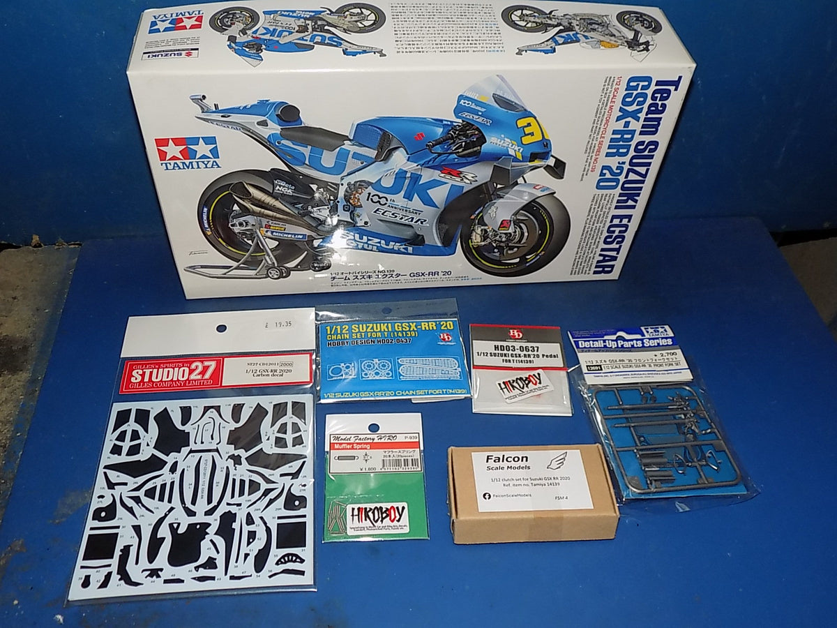 Tamiya 1/12 14139 Suzuki ECSTAR GSX-RR w/Extras (NO Instructions) AUC00203