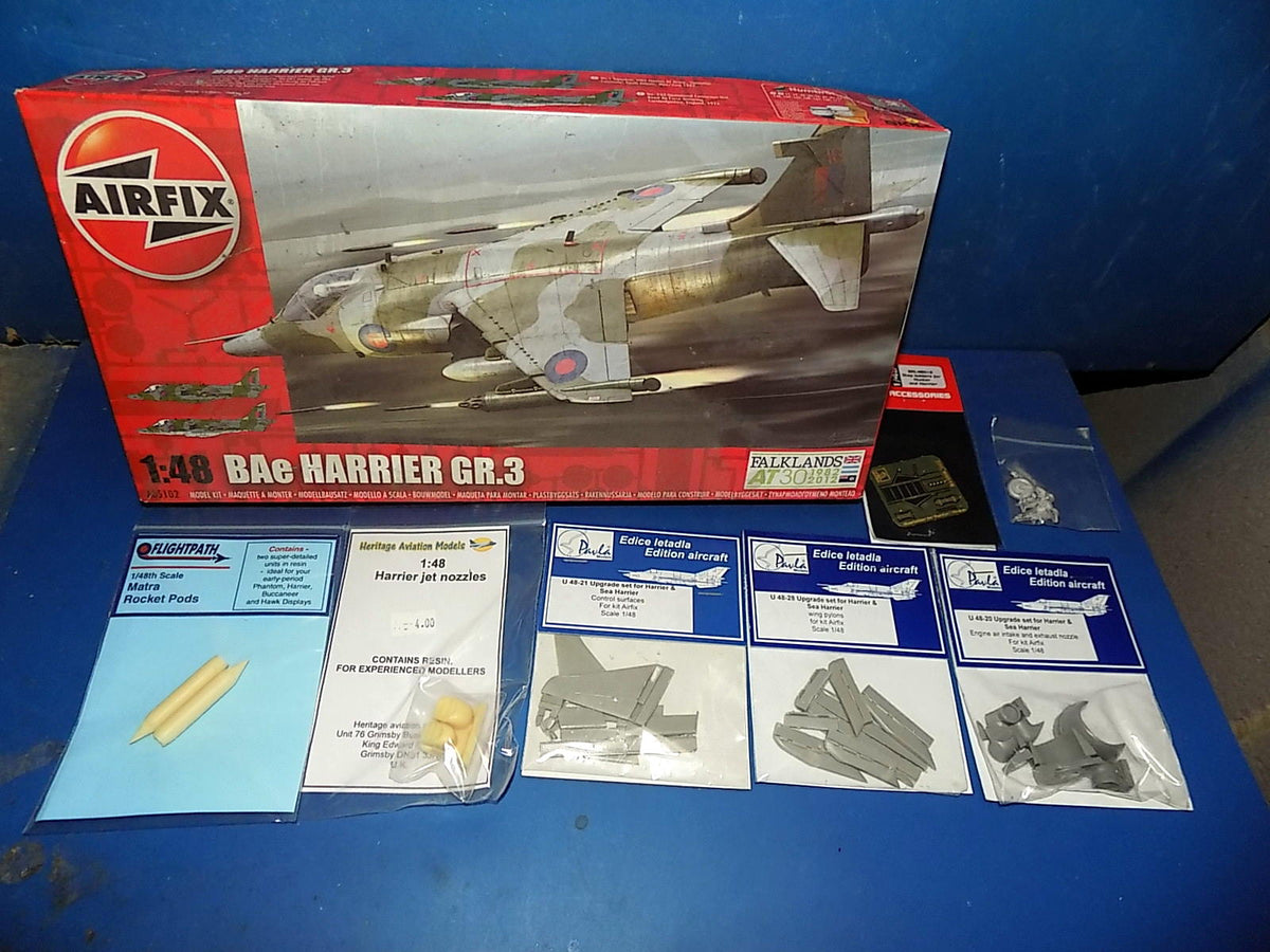 Airfix 1/48 05102 BAe Harrier GR.3 w/Extras AUC00206