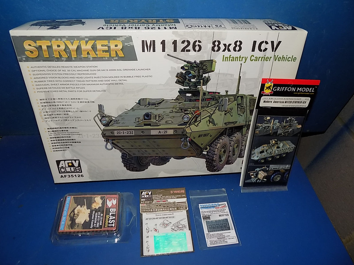 AFV Club 1/35 35126 M1126 8X8 ICV w/Extras AUC00210