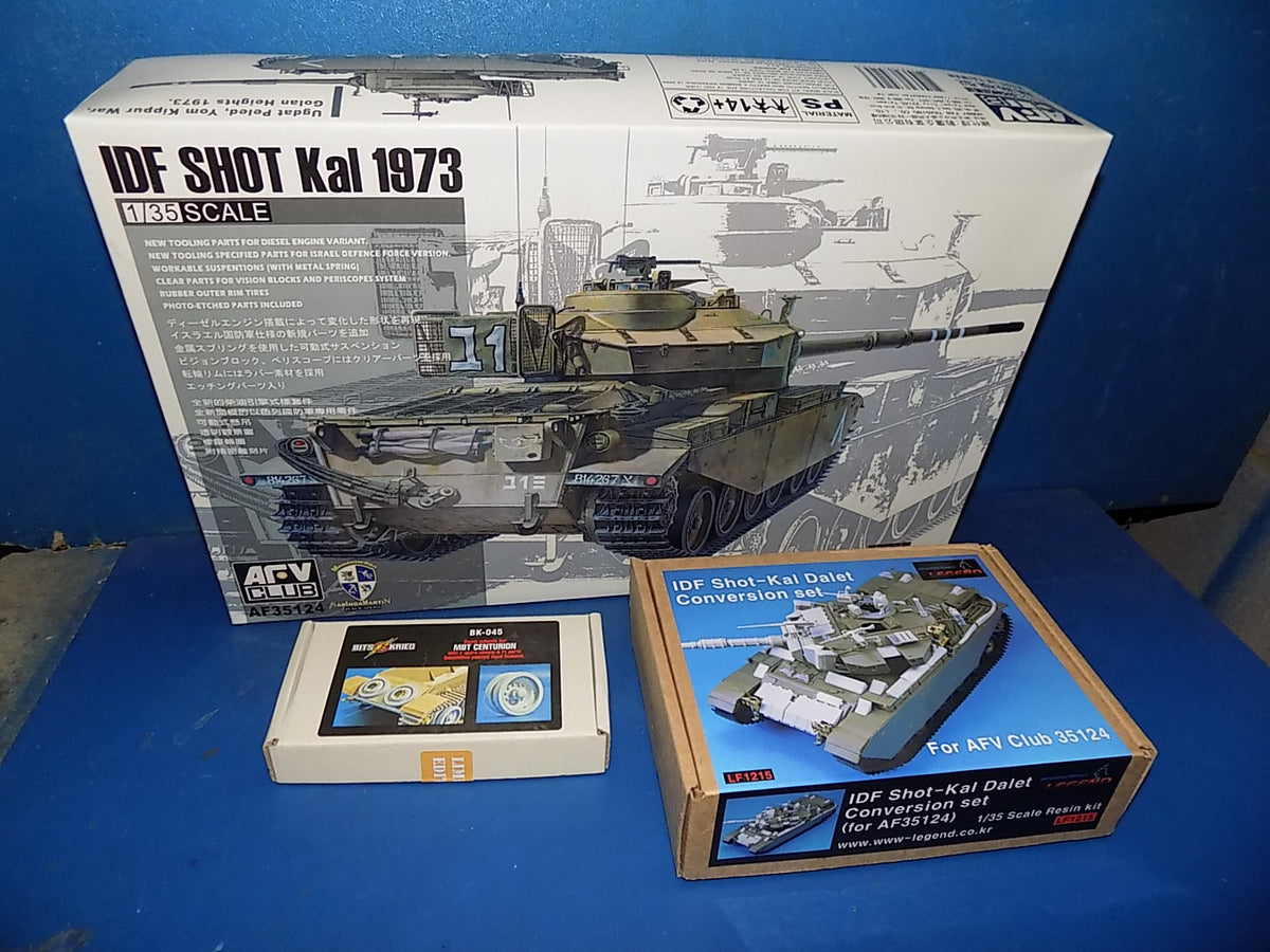 AFV Club 1/35 35124 IDF Shot Kai 1973 w/Extras AUC00221