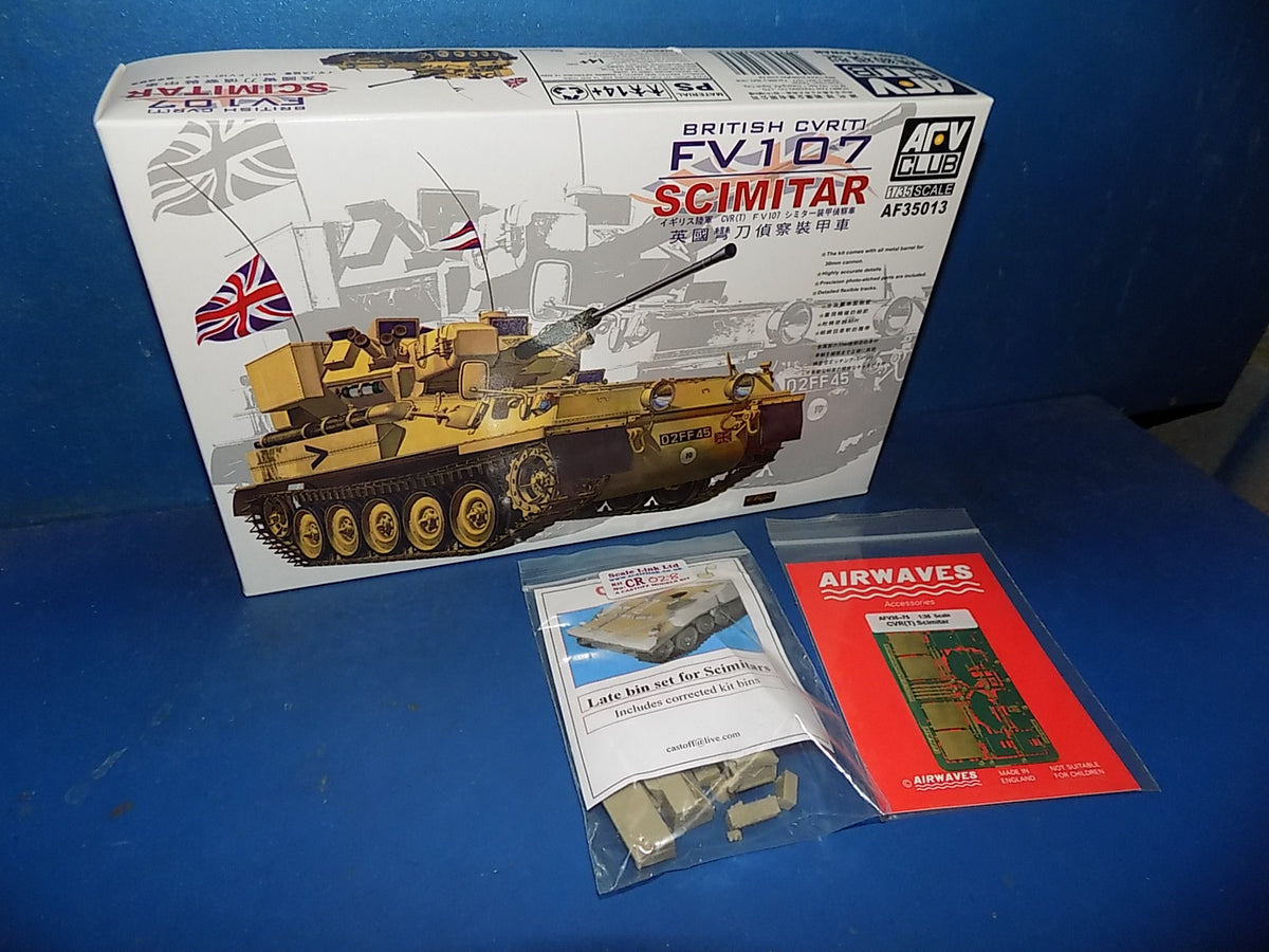 AFV Club 1/35 3013 British CVR(T) FV107 Scimitar w/Extras AUC00223