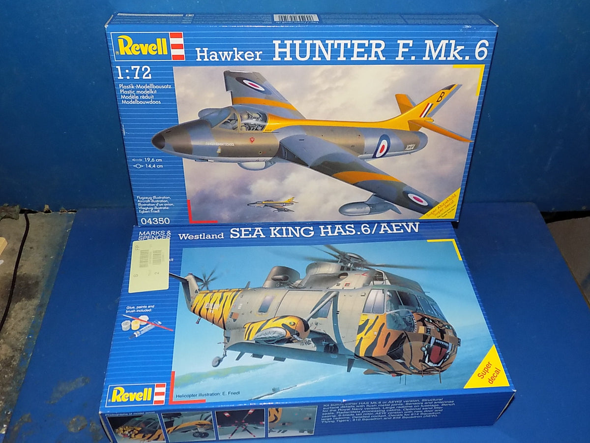 Revell 1/72 04350 Hunter F Mk.6 & Sea King HAS.6/AEW AUC00226