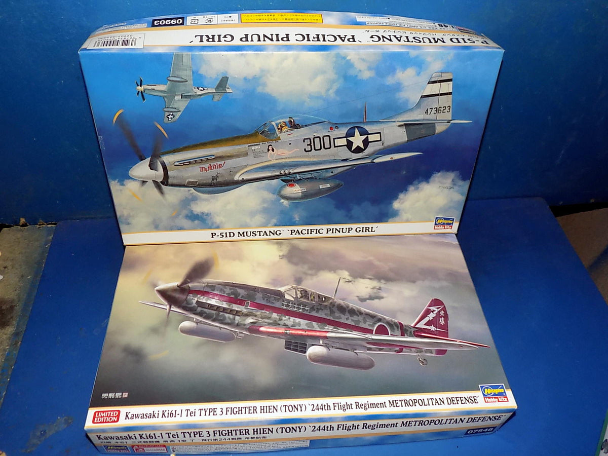 Hasegawa 1/48 P-51D Mustang Pacific Girl & Kawasaki Tony AUC00234