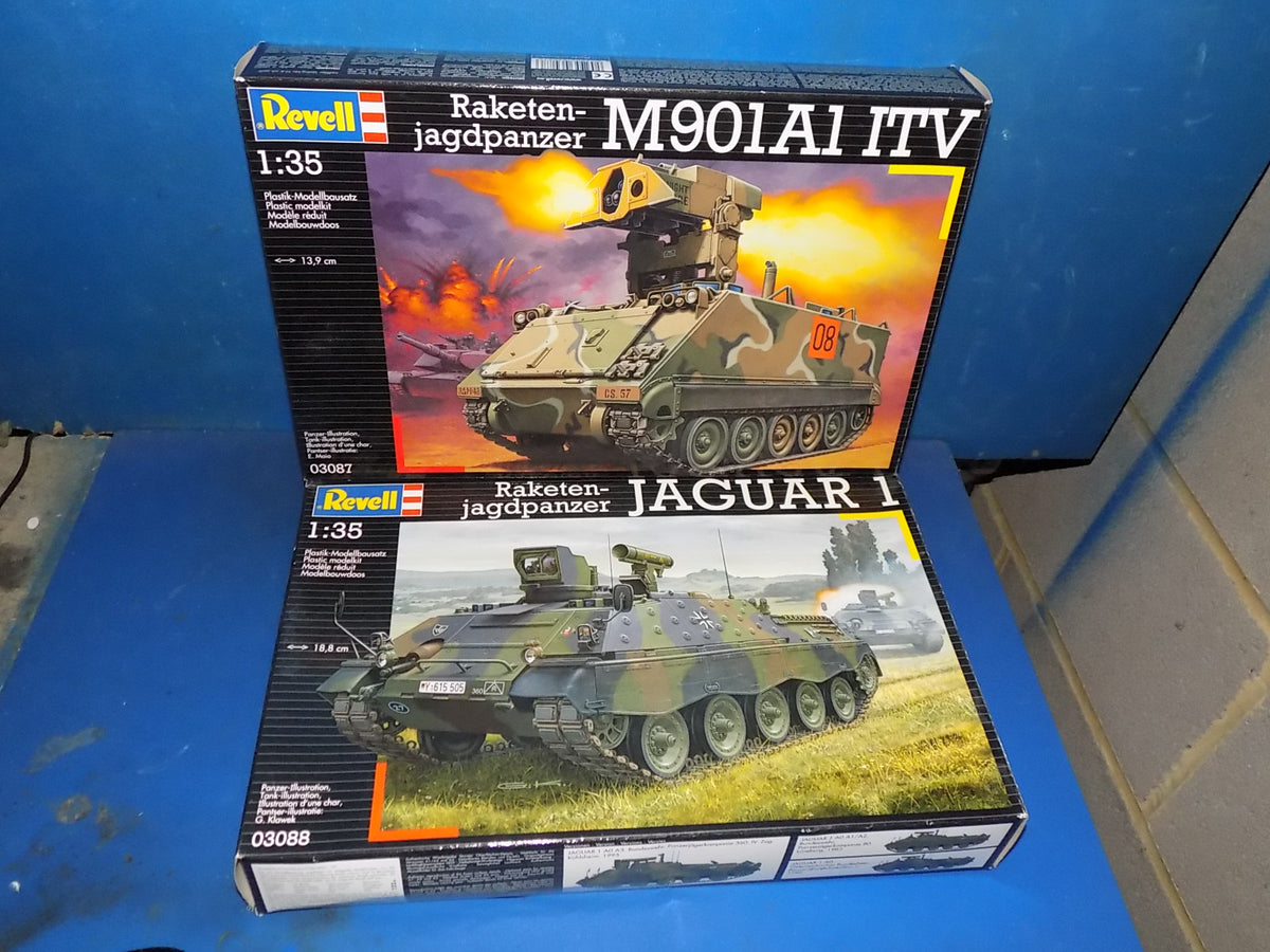 Revell 1/35 03087 M901A1 ITV & 03088 Jagdpanzer Jaguar 1 AUC00239
