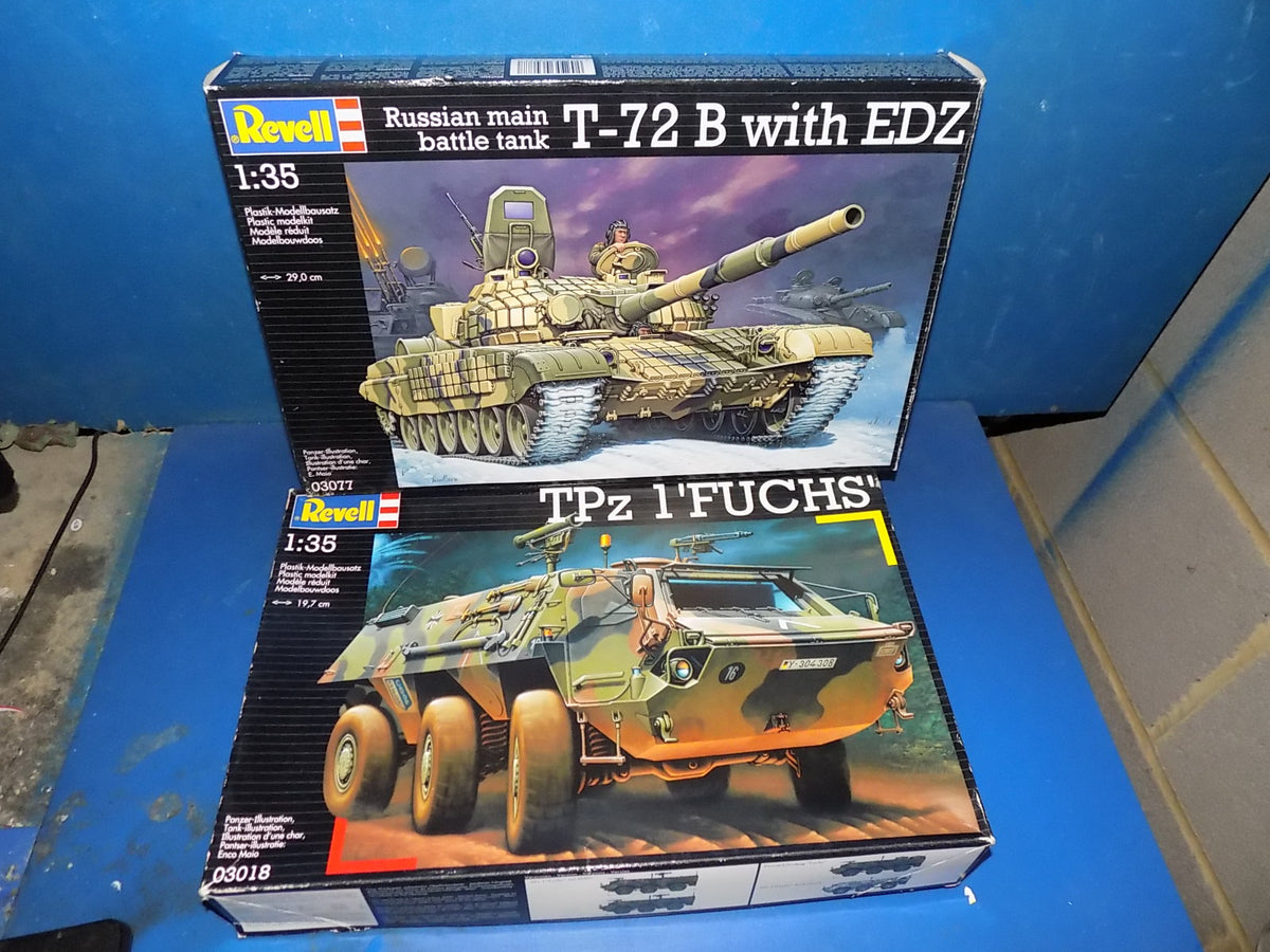 Revell 1/35 03018 TPz 1 Fuchs & 03077 T-92B w/EDZ AUC00240