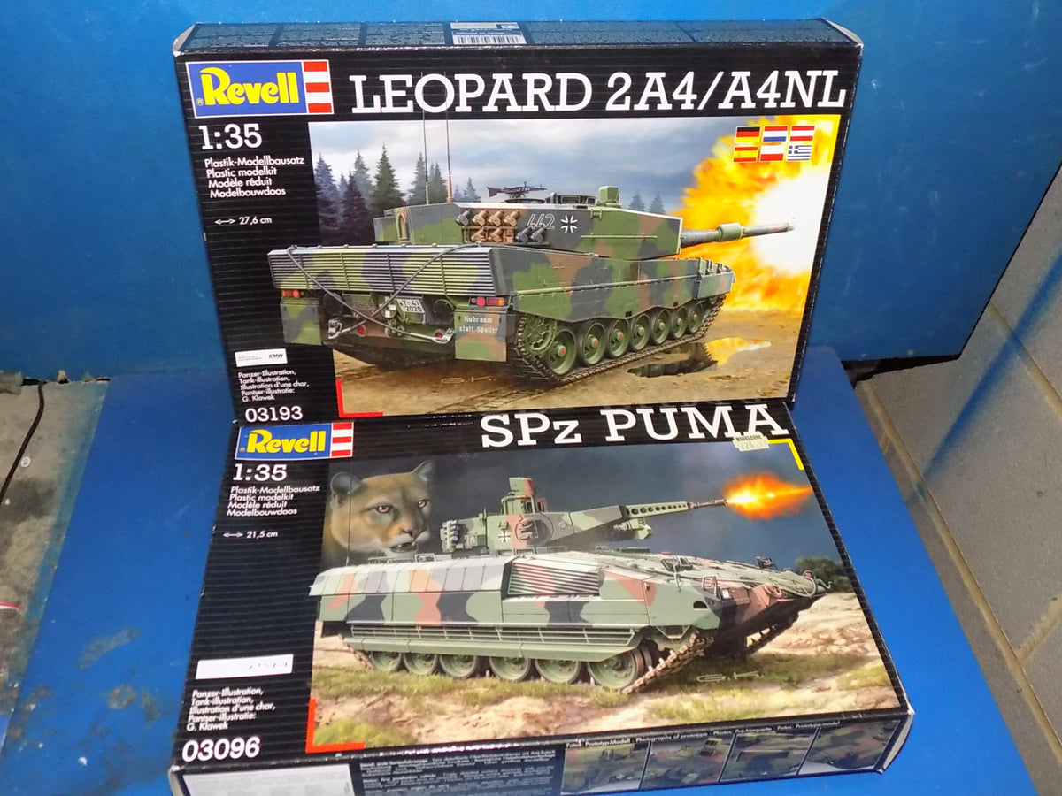Revell 1/35 03096 SPz Puma & 03193 Leopard 2A4/A4NL AUC00241