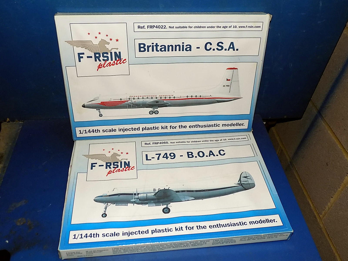 F-Rsin 1/144 Britannia C.S.A & Constellation BOAC AUC00242