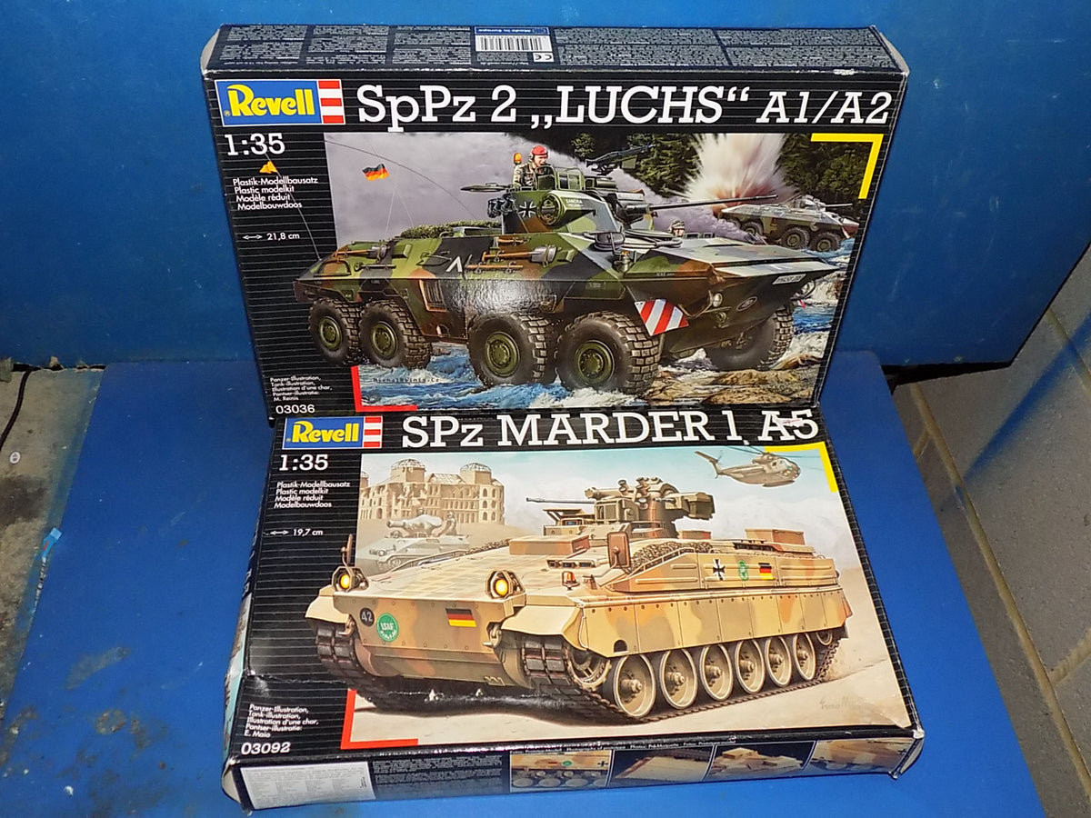 Revell 1/35 03036 SpPz2 Luchs & 03092 SPz Marder 1 A5 AUC00243