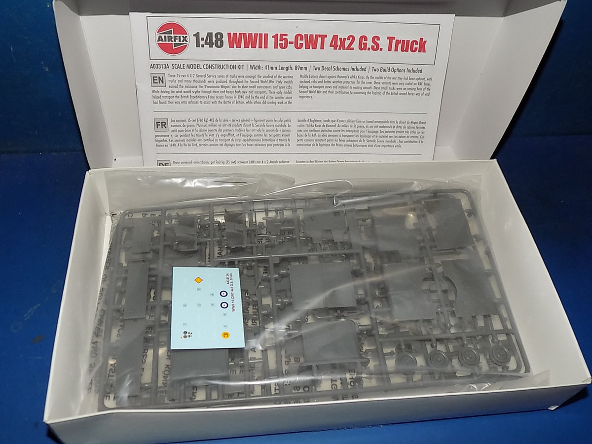 Airfix 1/48 Spitfire TR.9, Folland Gnat, Ground Crew, 15-CWT Truck AUC00247