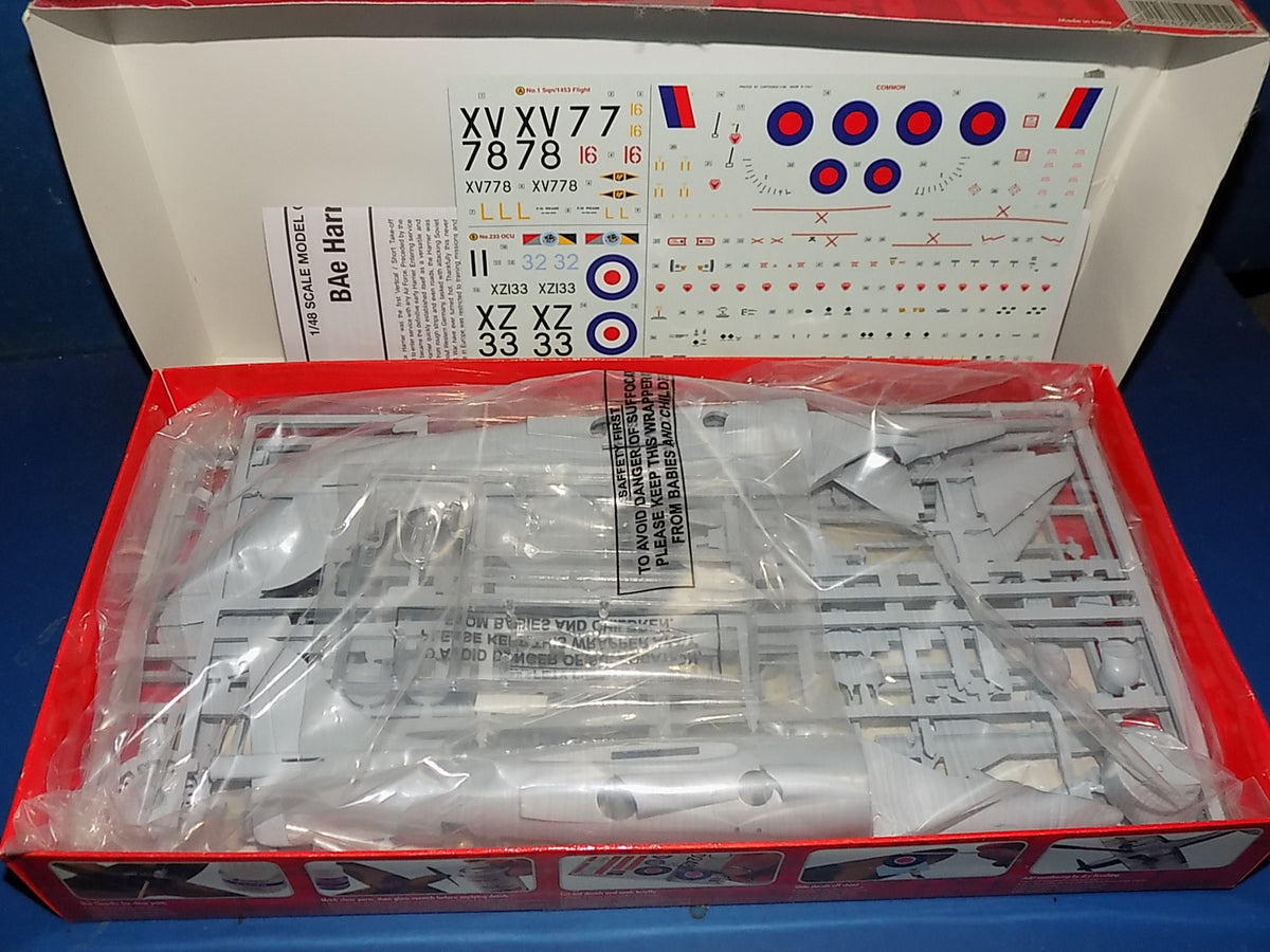 1/48 Revell 04610 Rafale B & Airfix 05102 Harrier GR.3 AUC00248