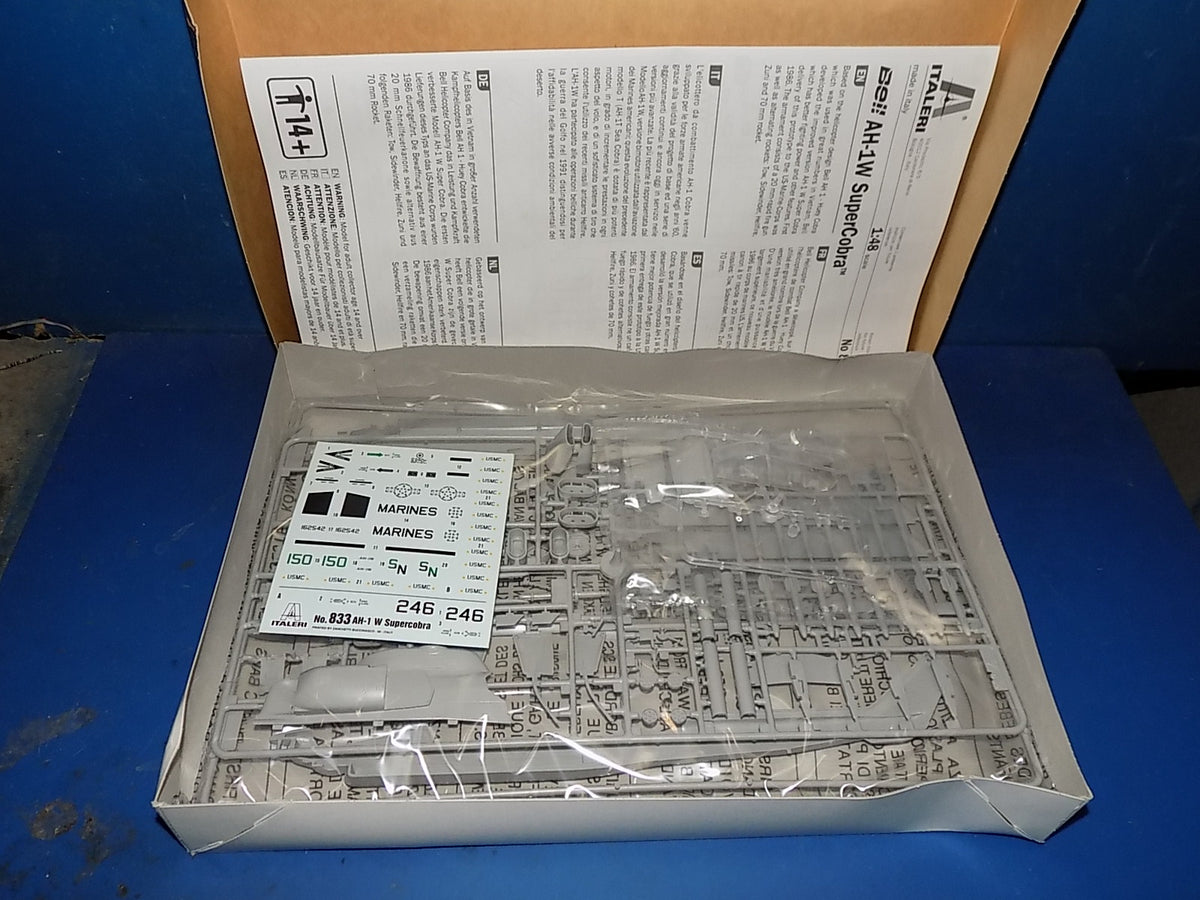 1/48 Italeri AH-1W Super Cobra & Revell 04942 Mil Mi-24D Hind AUC00257