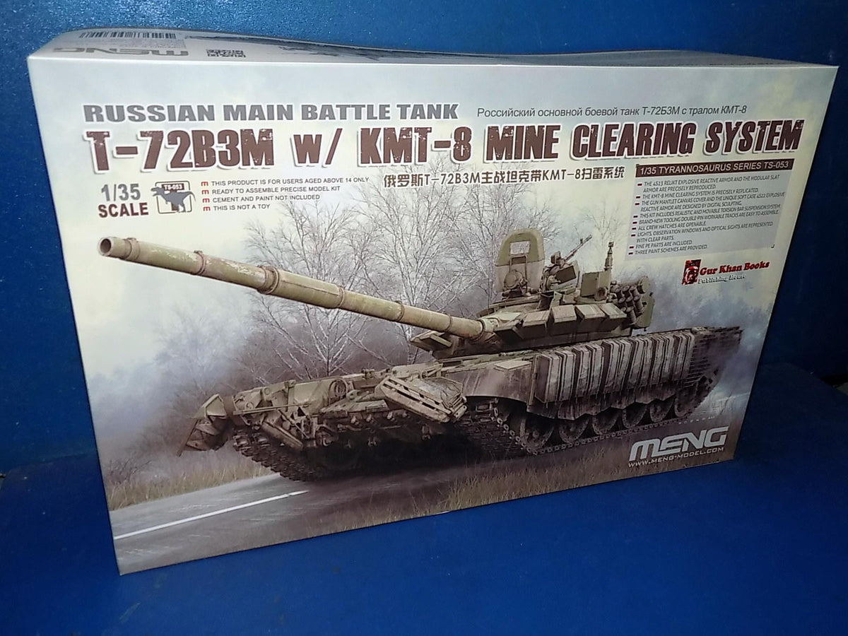 Meng 1/35 TS-053 T-72B3M w/KMT8 Mine Clearer NO DECALS / ETCH AUC00273