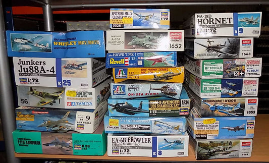 20 Various 1/72 Aircraft Kits - Tatty Boxes JBL0059