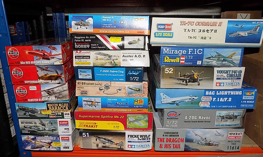 20 Various 1/72 Aircraft Kits - Tatty Boxes JBL0083