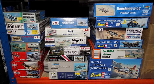 20 Various 1/72 Aircraft Kits - Tatty Boxes JBL0091