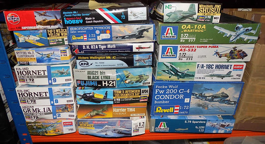 20 Various 1/72 Aircraft Kits - Tatty Boxes JBL0092