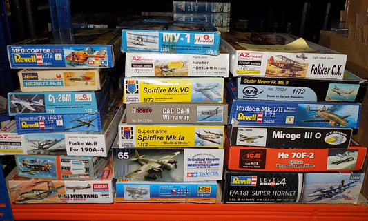 20 Various 1/72 Aircraft Kits - Tatty Boxes JBL0115