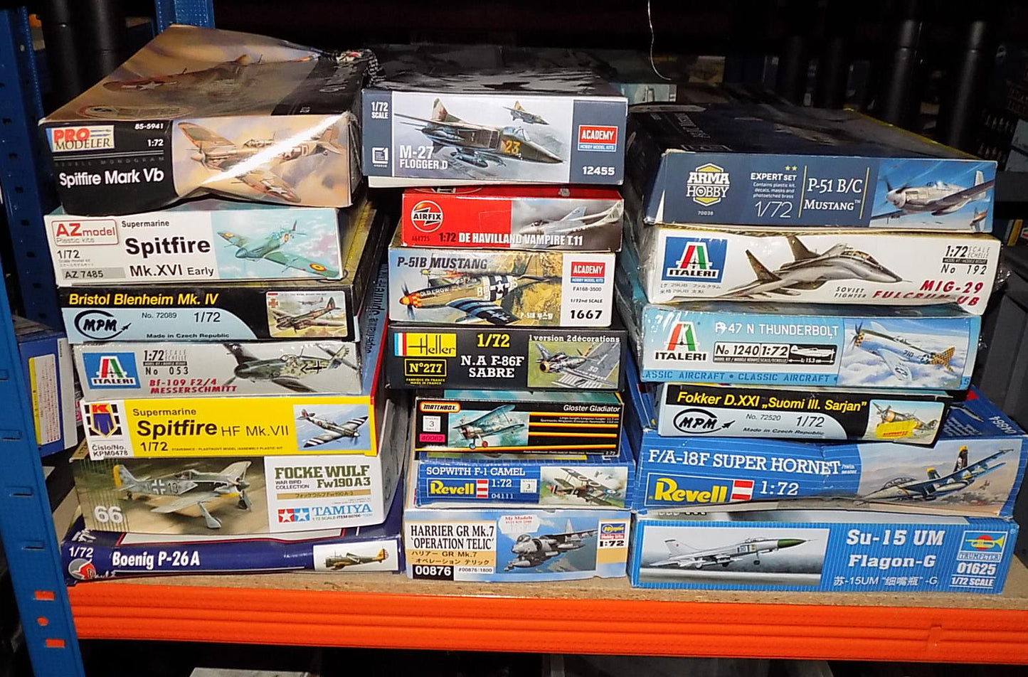 20 Various 1/72 Aircraft Kits - Tatty Boxes JBL0118