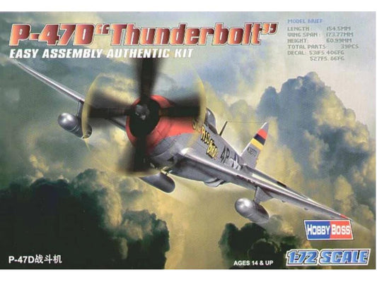 Hobbyboss 80257 1/72 - P-47D Thunderbolt