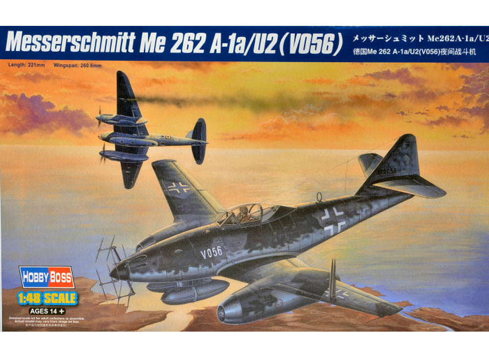 Hobbyboss HBB80374 1/48 - Me 262 A-1a / U2 V056
