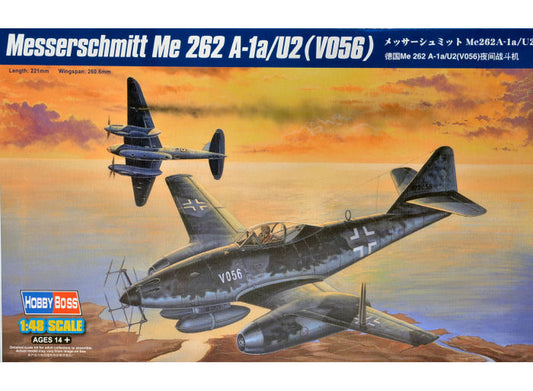 Hobbyboss HBB80374 1/48 - Me 262 A-1a / U2 V056